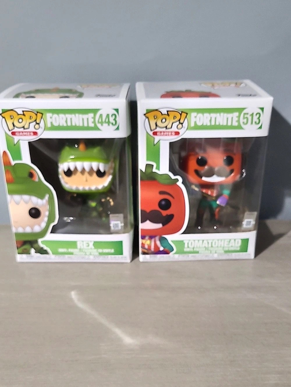 Funko Pop! Games: Fortnite - Rex (#443) and Tomatohead (#513) Fortnite Rex #443